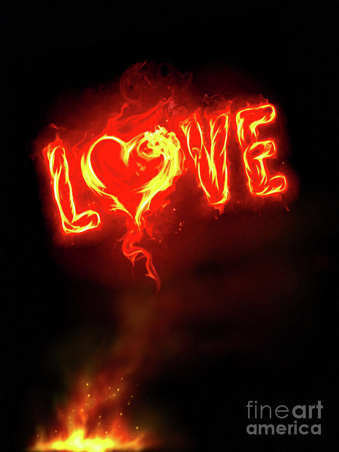 Burning Love Photograph by Jerry Bunger