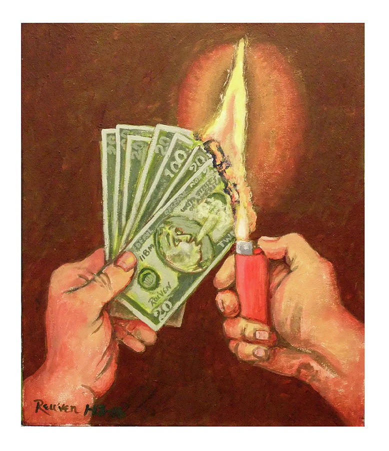 Burning Money by Reuven Gayle