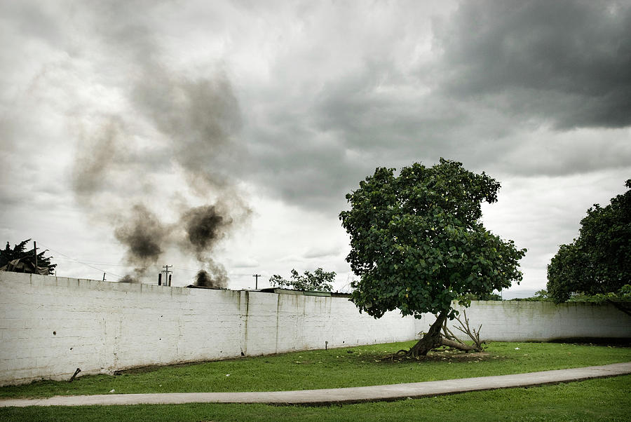 Smoke Photograph - Burning Rubber by Colleen Joy Smoke Photograph - Burning Rubber by Colleen Joy