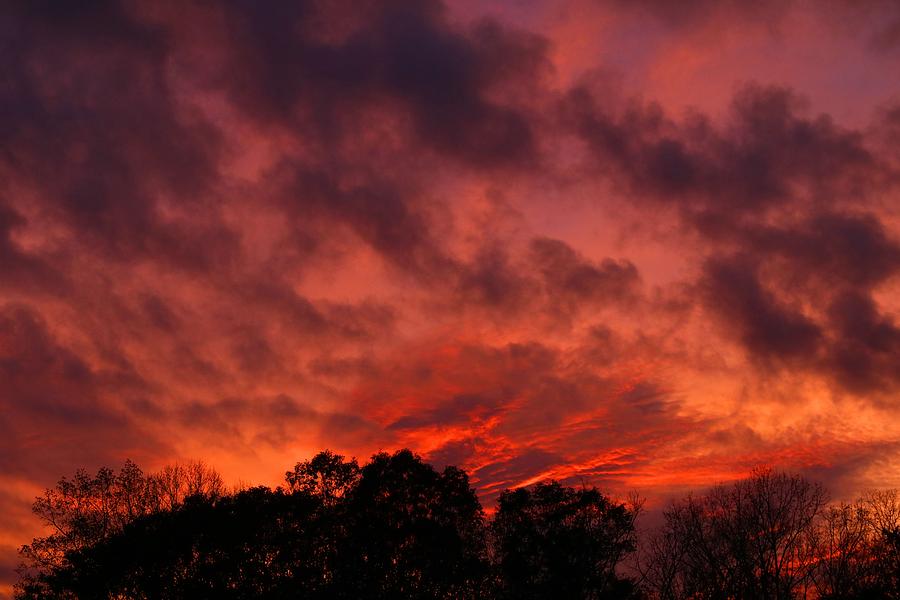 Burning Sky 2 Photograph by Kathryn Meyer - Fine Art America