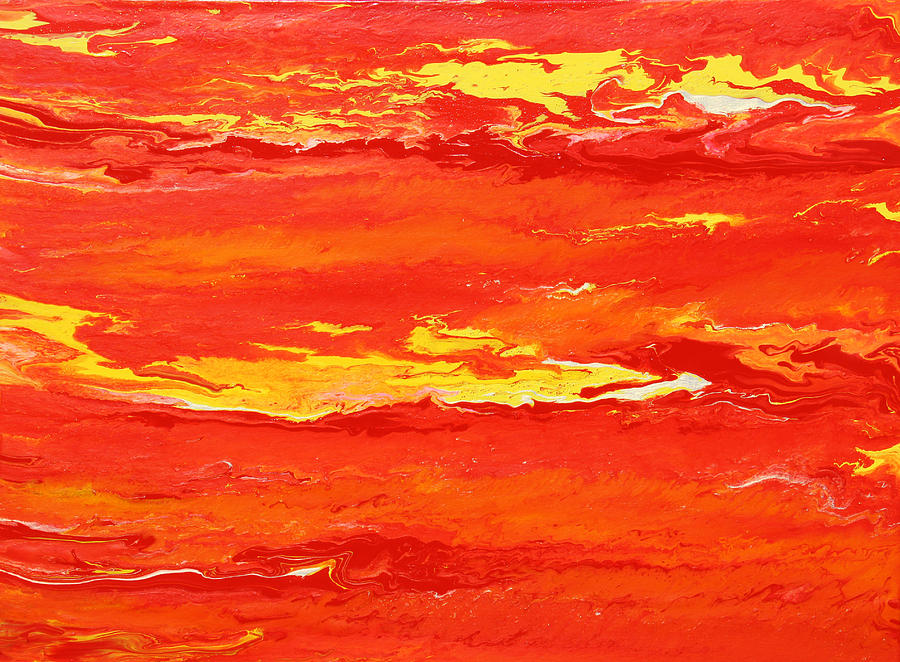 Burning Sky Painting by Ralph White