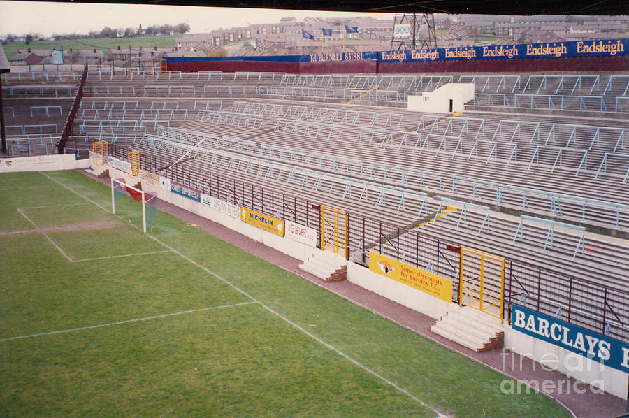 Burnley - Turf Moor - East Stand 2 - April 1991 Photograph by Legendary Football Grounds