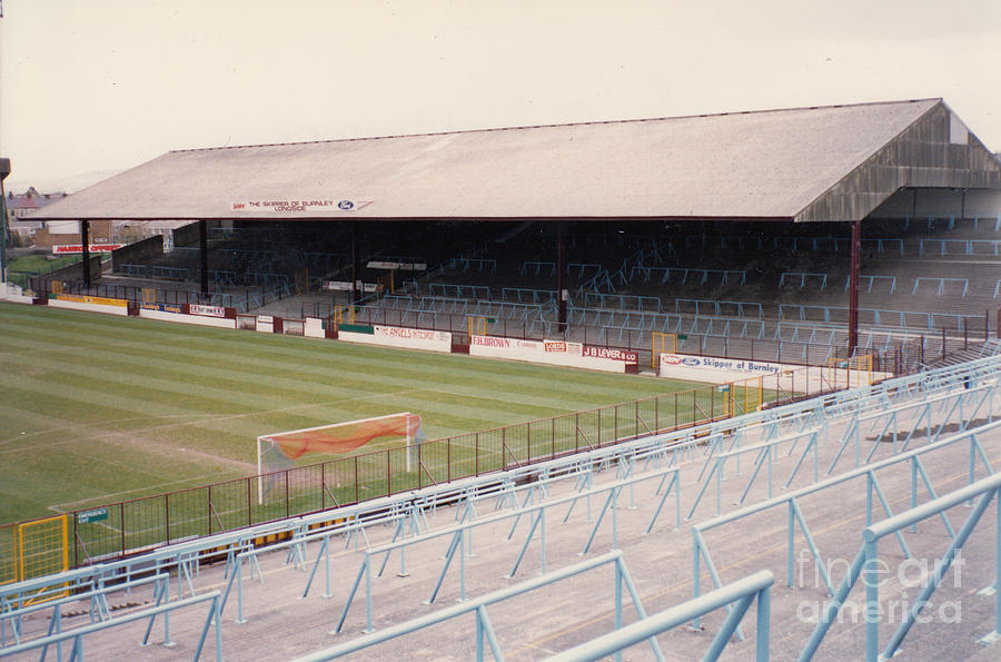 Burnley - Turf Moor - North Stand 1 - April 1991 Photograph by Legendary Football Grounds