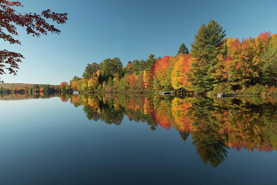 Fall Photograph - Burns Lake in Heavenly New Hampshire  by Matt Shiffler