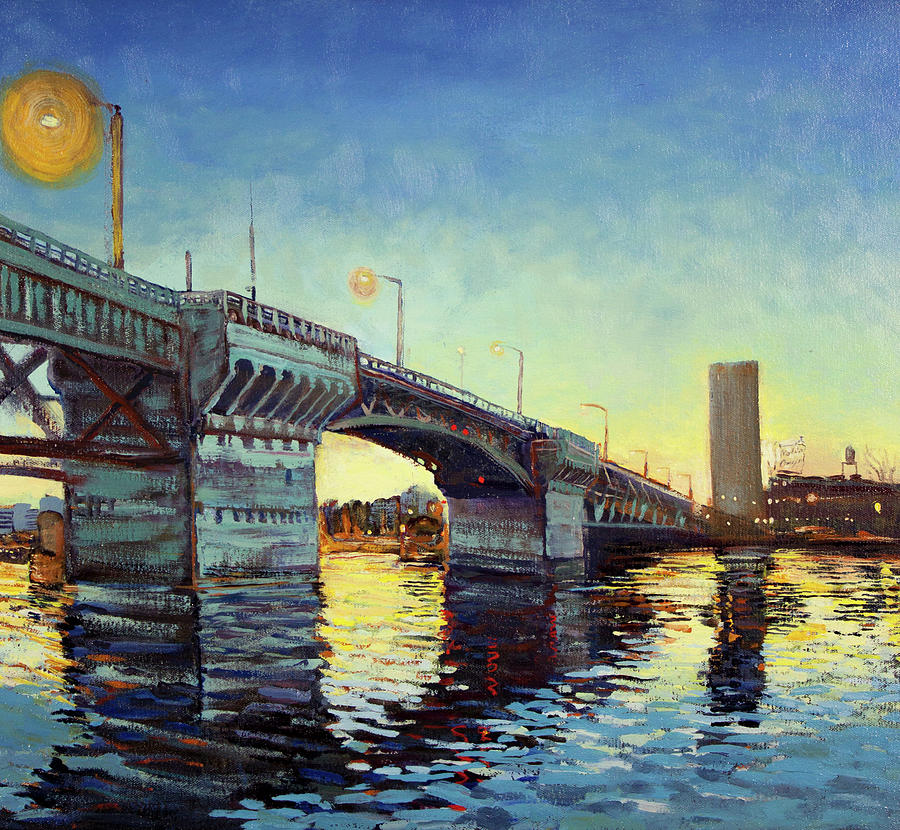 Burnside Bridge Painting by Charlie Meckel - Fine Art America