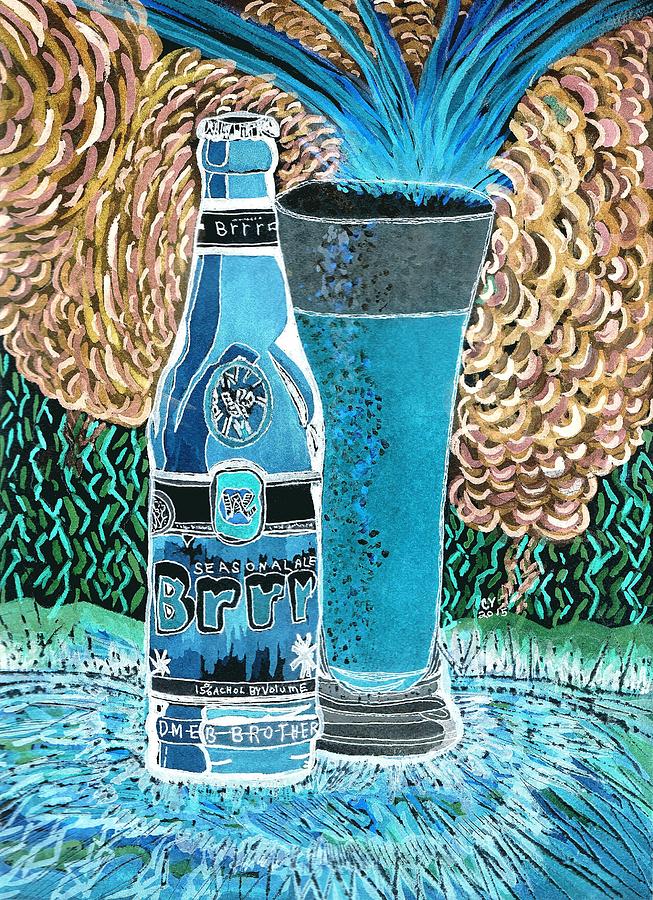 Burr Hyfe Gone Real Cold Painting by Connie Valasco