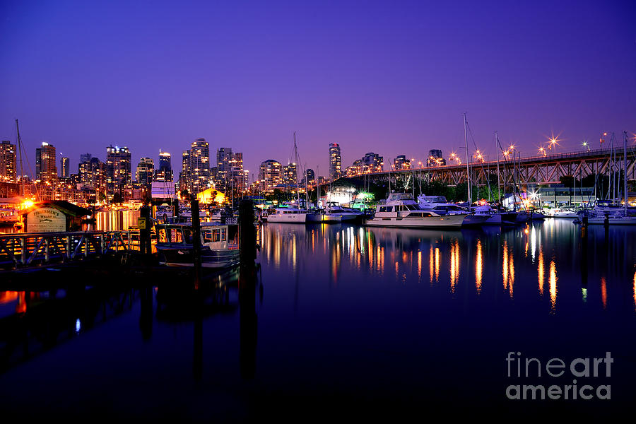 Fishermens Wharf At Twilight Photograph by Terry Elniski