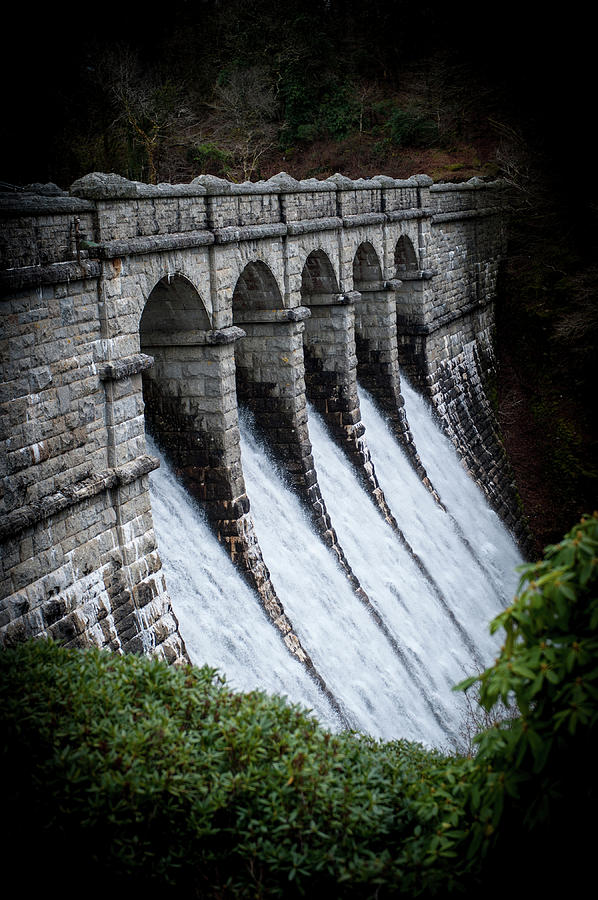 Burrator Reservoir Dam ii Photograph by Helen Jackson