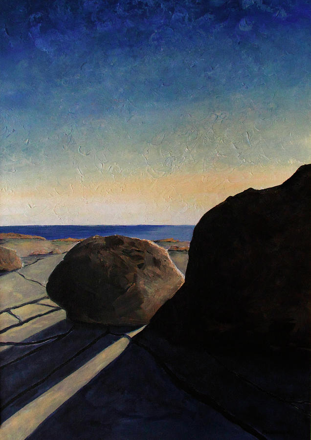 Burren Sundown Painting