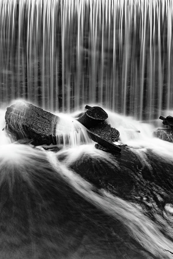 Burrs Pond Dam Photograph by Bryan Bzdula