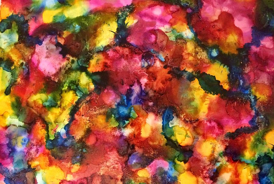 Burst of color Painting by Lisa Williams