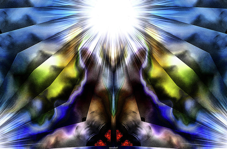 Burst Of Light Digital Art by Rolando Burbon Burst Of Light Digital Art by Rolando Burbon
