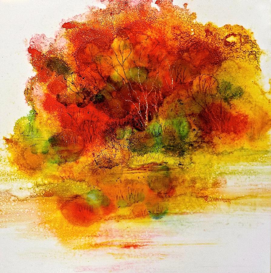 Burst of Nature 3 Painting by Carolyn Rosenberger
