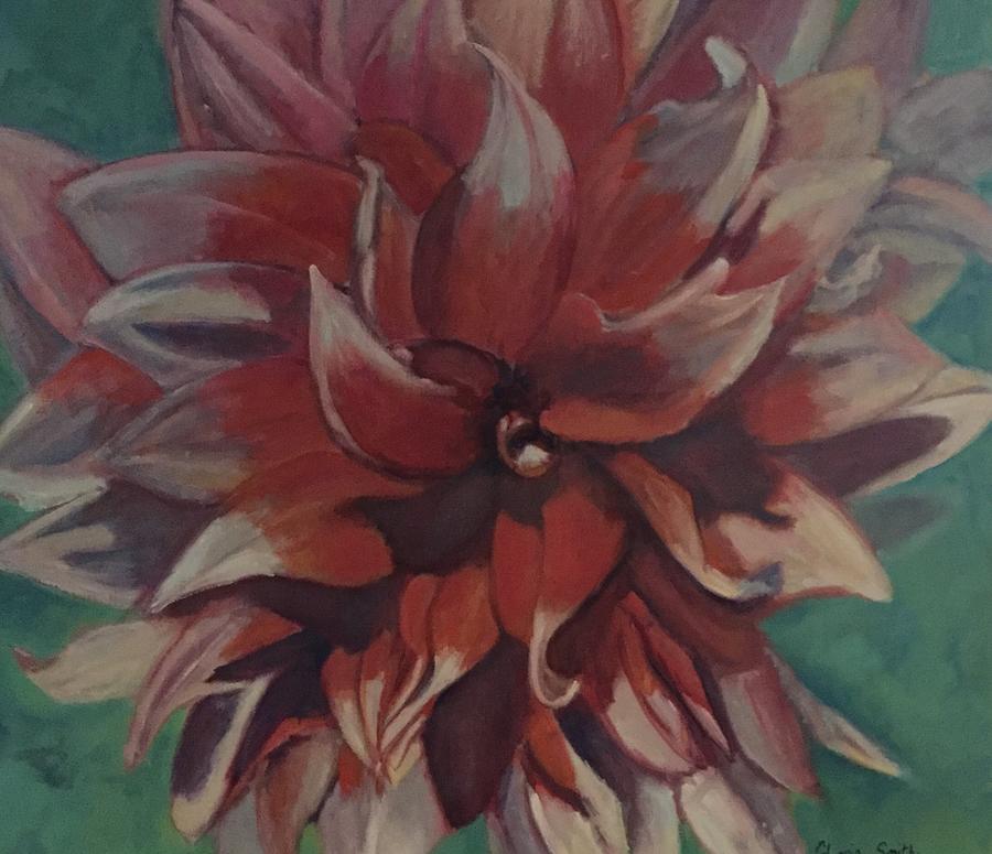 Burst of petals  Painting by Gloria Smith