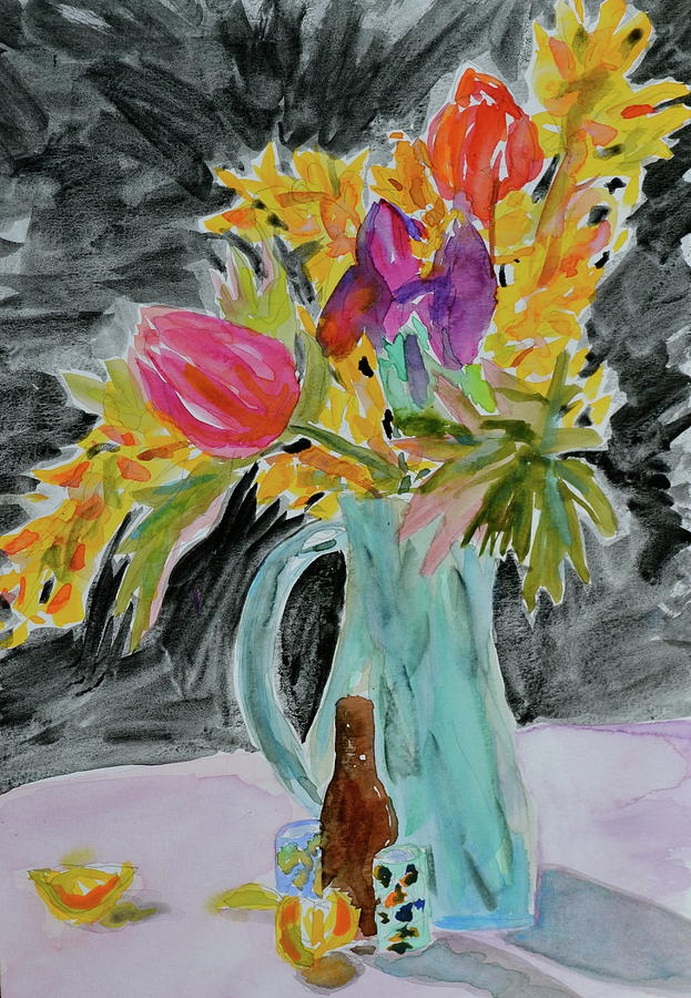 Bursting Bouquet Painting by Beverley Harper Tinsley