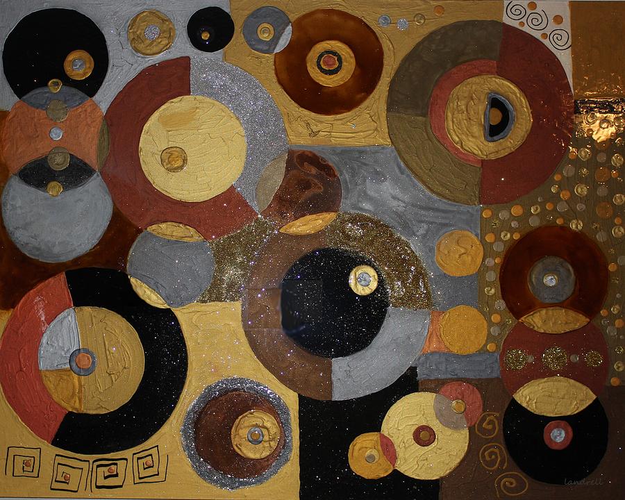 Bursting Circles Painting by Landrell Scurlock - Fine Art America