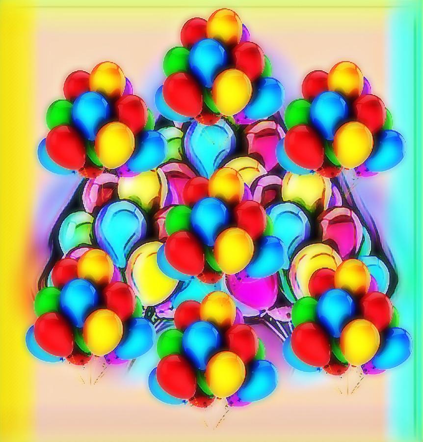 Bursting with Colors Digital Art by Gayle Price Thomas
