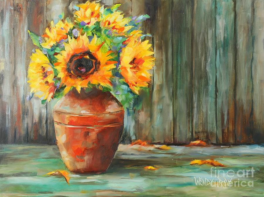 Bursts of Sunshine Painting by Wendy Ray