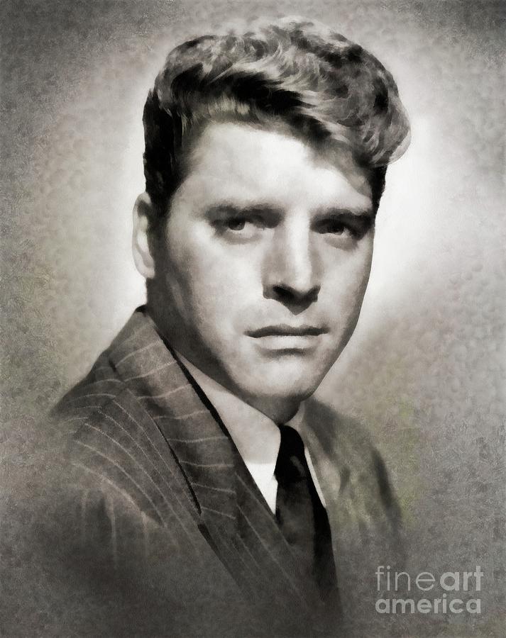 Burt Lancaster, Vintage Actor by JS Painting by Esoterica Art Agency