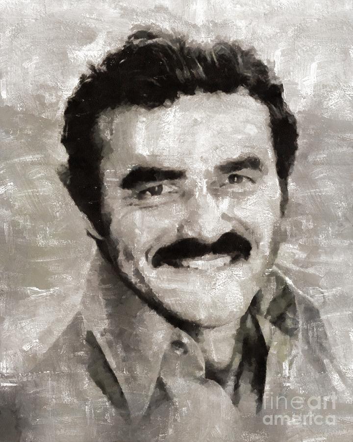Burt Reynolds, Actor Painting by Esoterica Art Agency