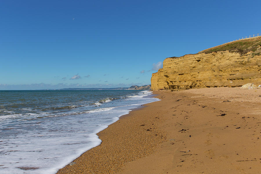 Burton Bradstock beach Dorset England UK Jurassic coast Photograph by ...