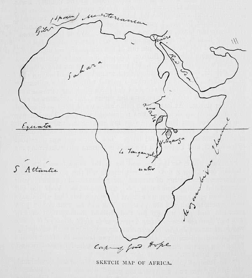 The Sketch Map Of Africa