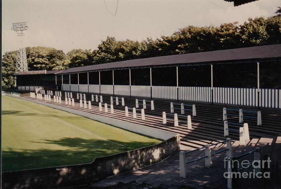 Bury - Gigg Lane - South Stand 1 - 1969 Photograph by Legendary Football Grounds