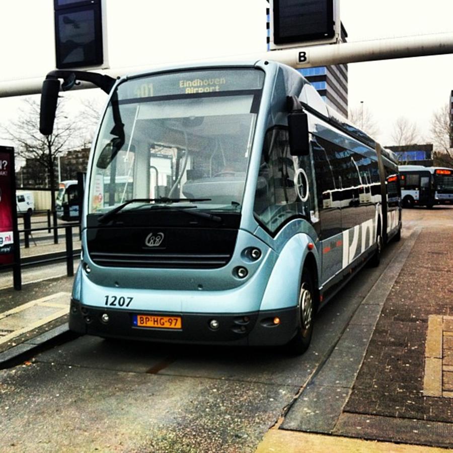 Urban Photograph - Bus 401 From Eindhoven Downtown To The by Zin Zin