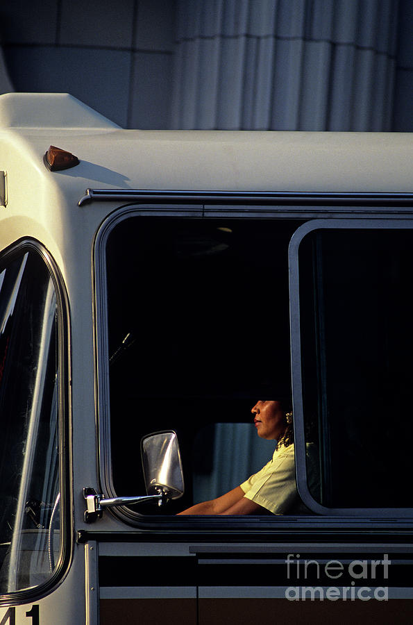Bus Driver Photograph by Jim Corwin