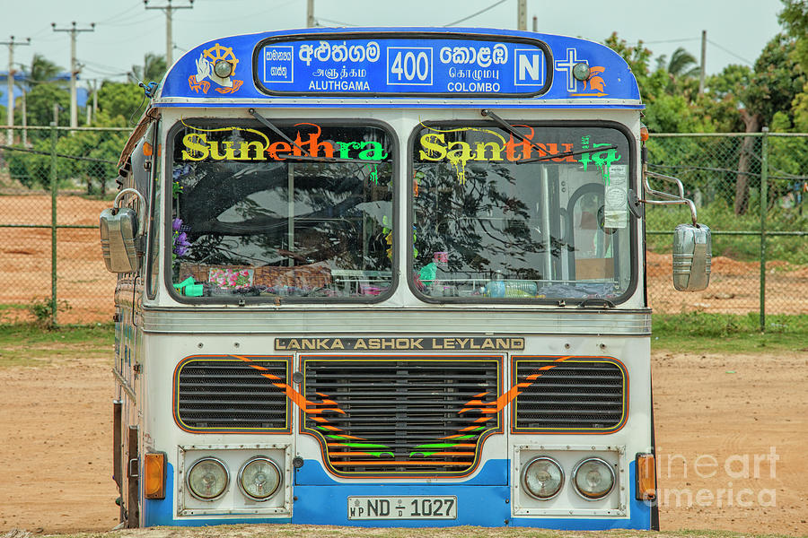 Bus in Sri Lanka Photograph by Patricia Hofmeester