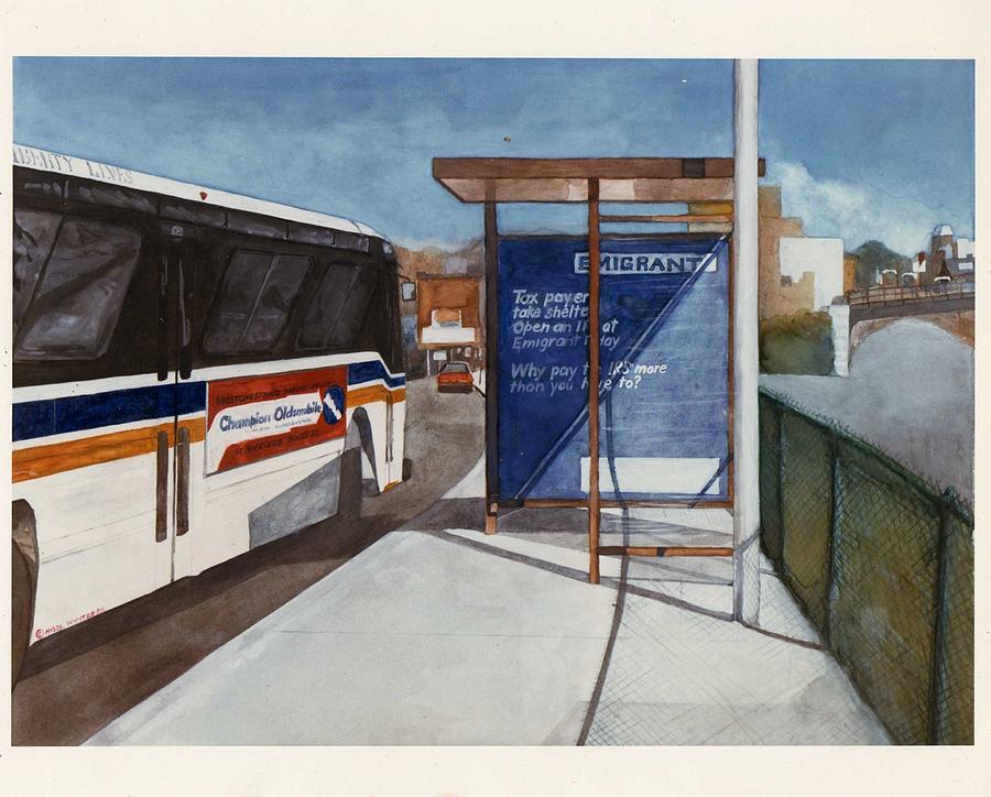 Bus Shelter Painting
