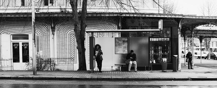 Bus Stop Photograph by Hugh Smith