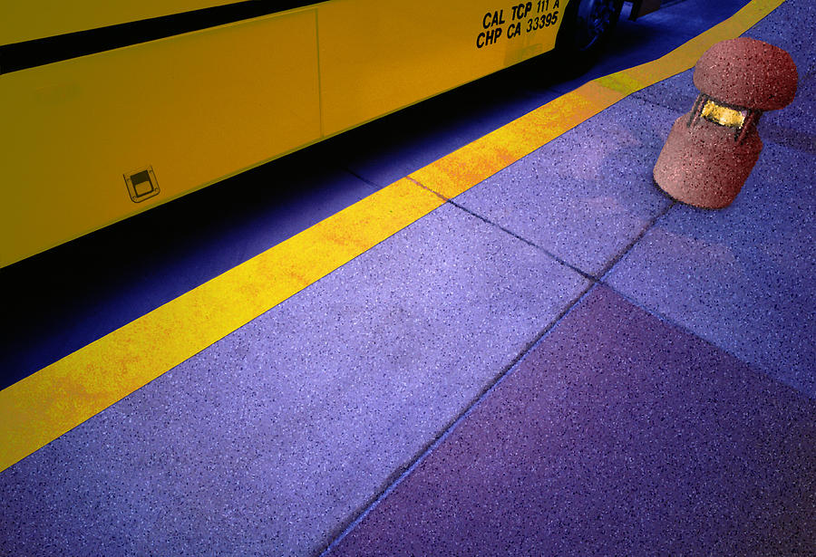 Abstract Photograph - Bus Stop by Paul Wear