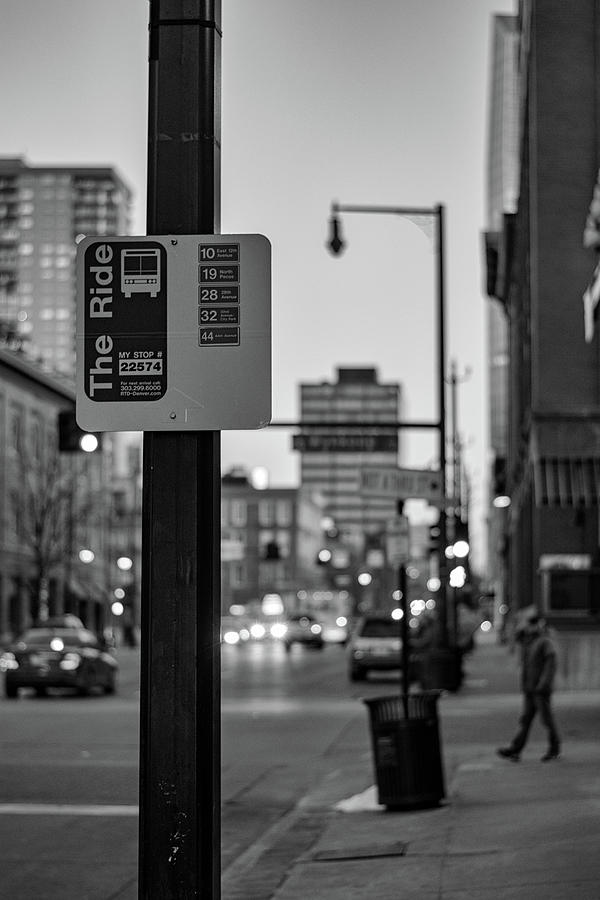 Bus Stop Photograph by Philip Rodgers