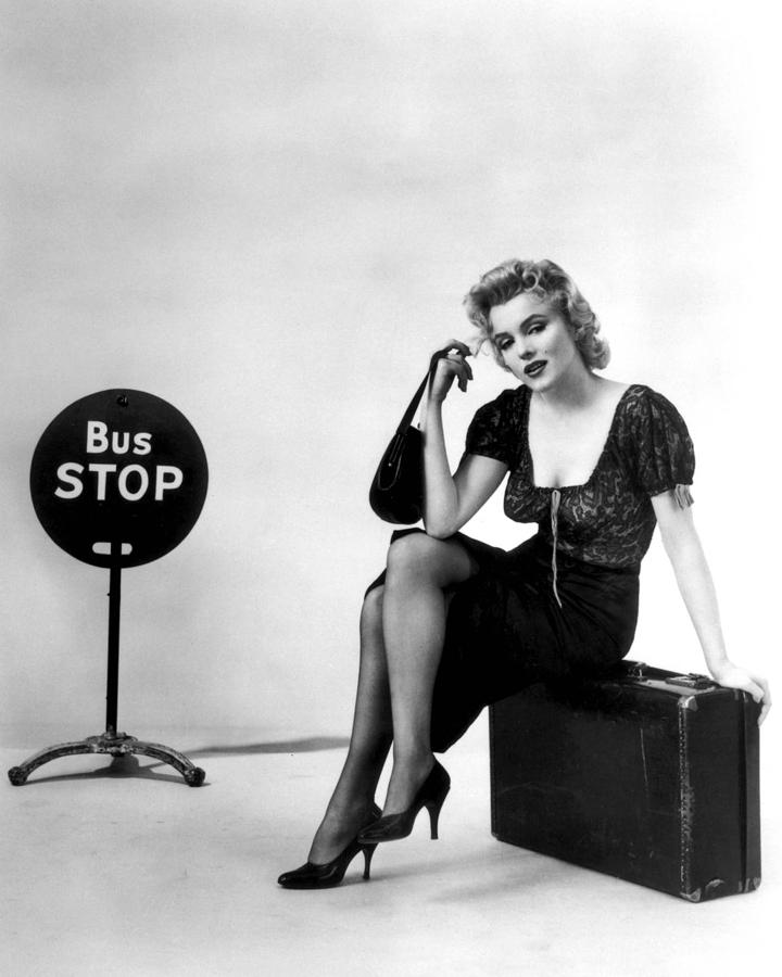 BUS STOP with Marilyn Monroe Photograph by Vintage Collectables
