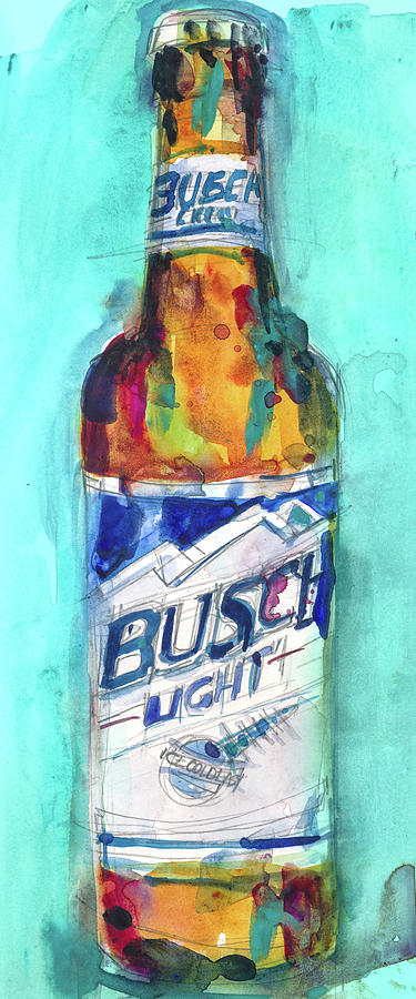 Busch Painting - Busch Light by Dorrie Rifkin