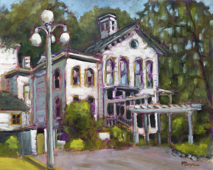 Bush House, Salem,OR Painting by Mike Bergen