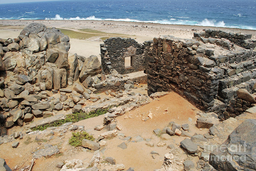 Bushirbana Gold Mine Ruins on the Island of Aruba Photograph by DejaVu Designs