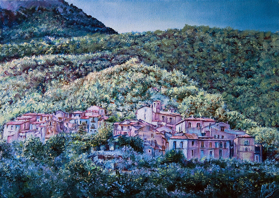 bushy Mountain Painting by Michelangelo Rossi