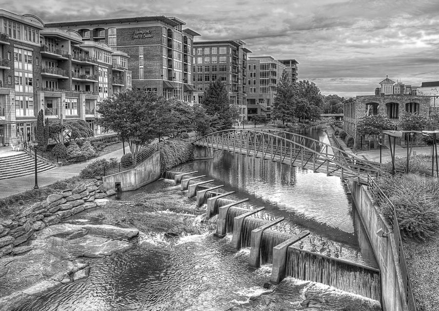 Greenville - Business Along the River Photograph by Blaine Owens