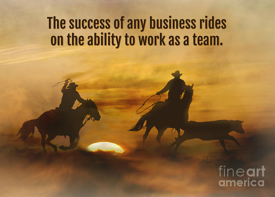 Business Team Work Motivational  Photograph by Stephanie Laird