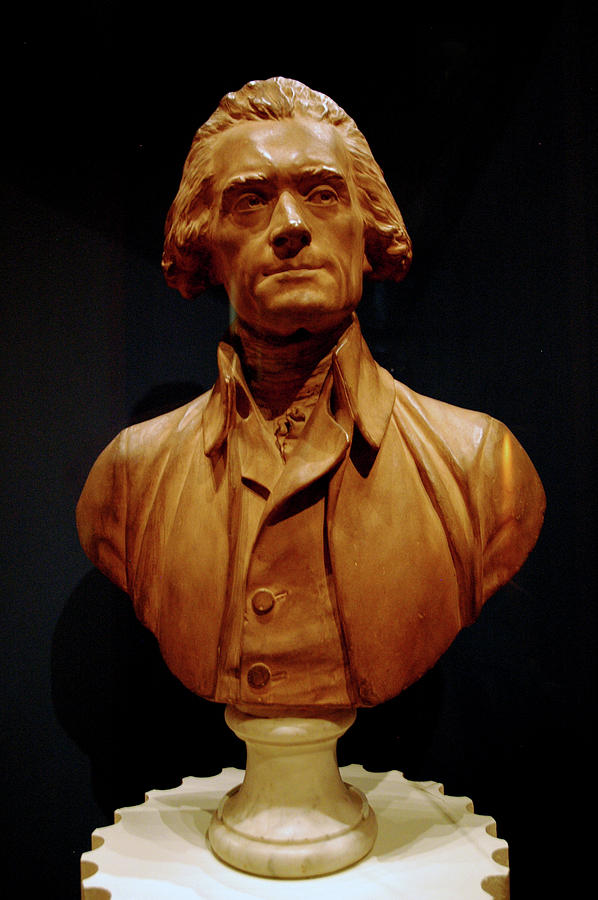 Bust of Thomas Jefferson  Photograph by LeeAnn McLaneGoetz McLaneGoetzStudioLLCcom