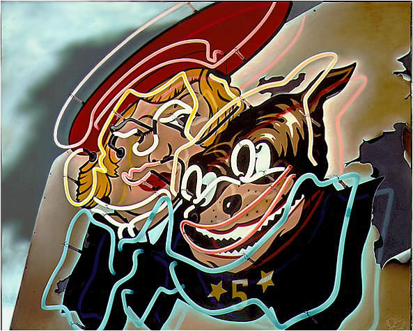 Sign Painting - Buster Brown by Van Cordle Sign Painting - Buster Brown by Van Cordle