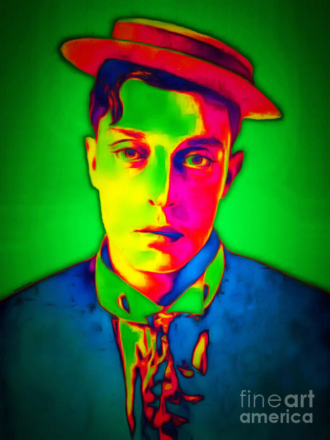 Buster Keaton 20151220 Photograph by Wingsdomain Art and Photography