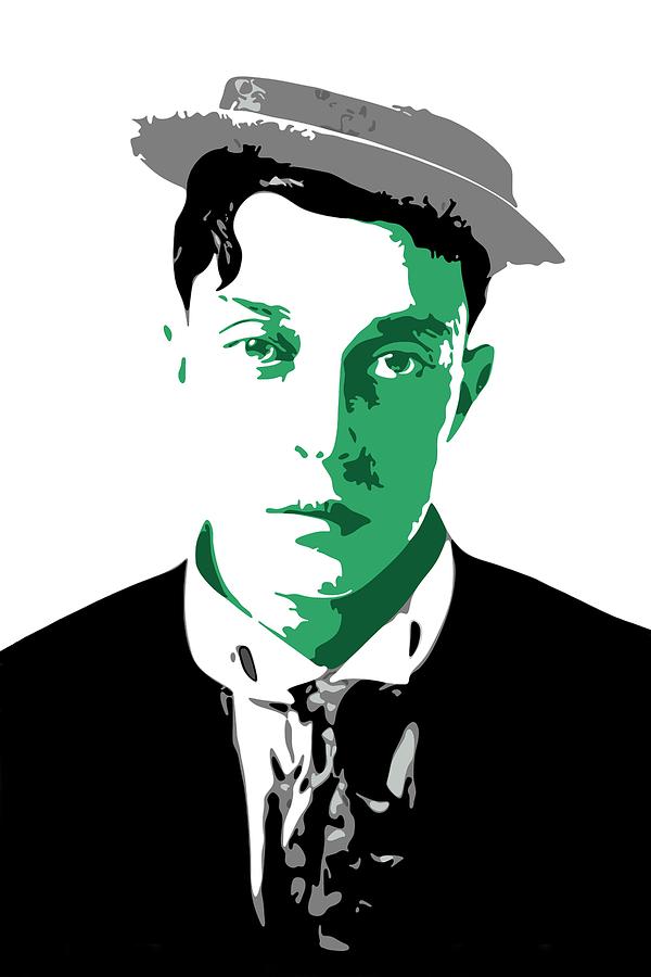 Buster Keaton Digital Art by DB Artist
