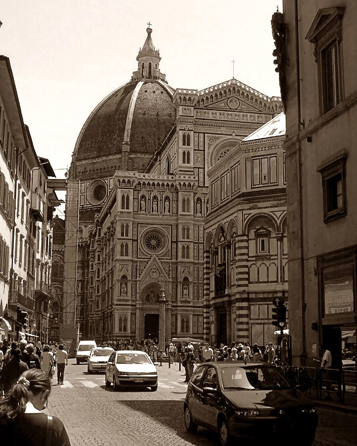 Bustling Firenze Photograph by Steven Myers
