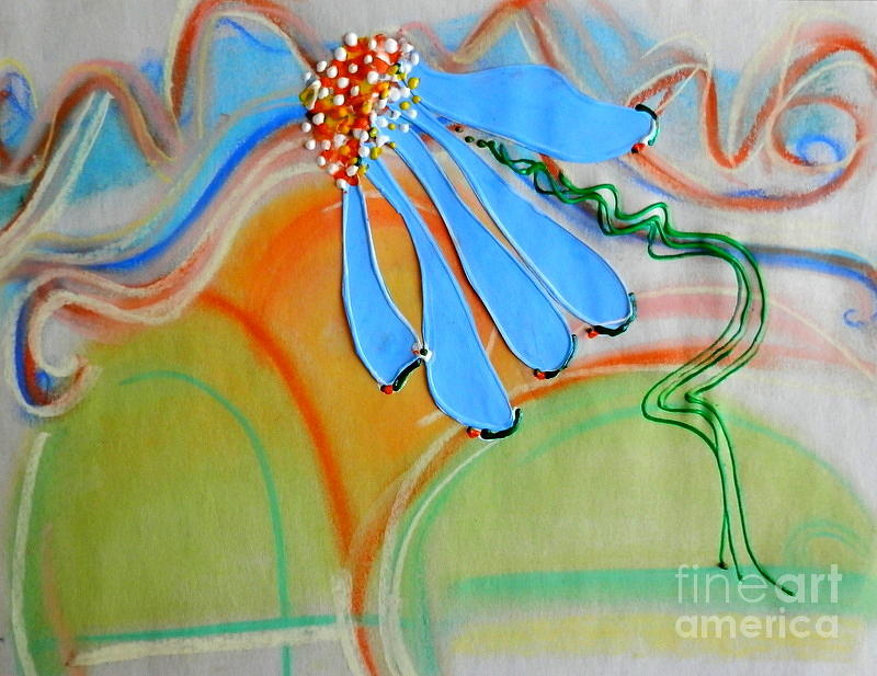 Busy busy Pastel by Barbara Leigh Art