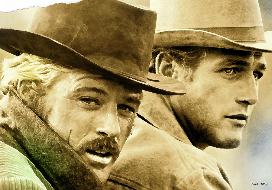 Butch Cassidy And The Sundance Kid Mixed Media by Thomas ...