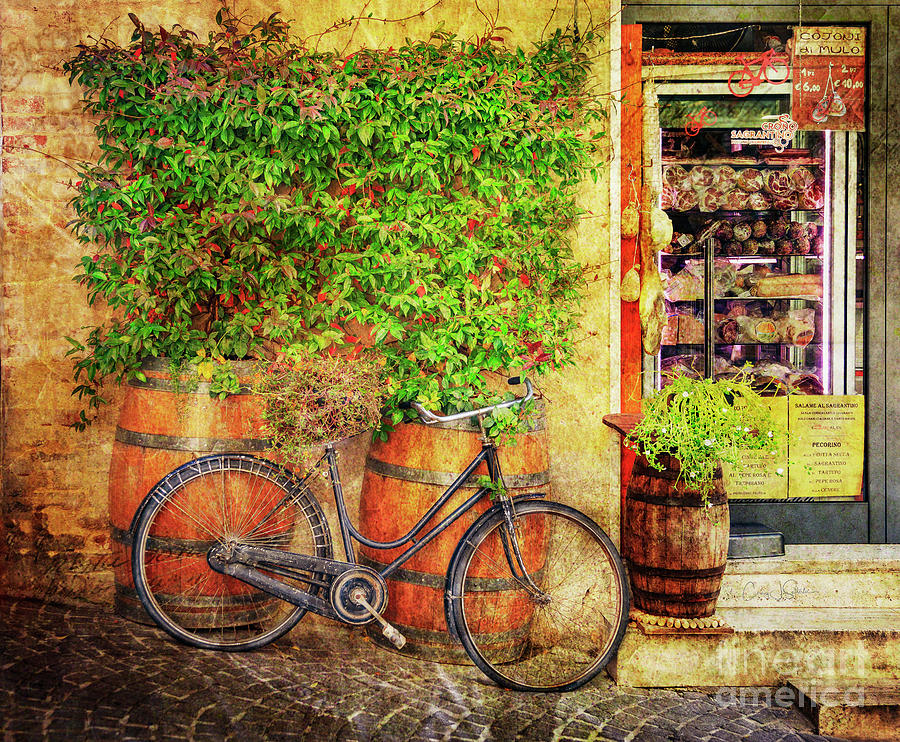 Butcher Shop Bicycle Photograph by Craig J Satterlee