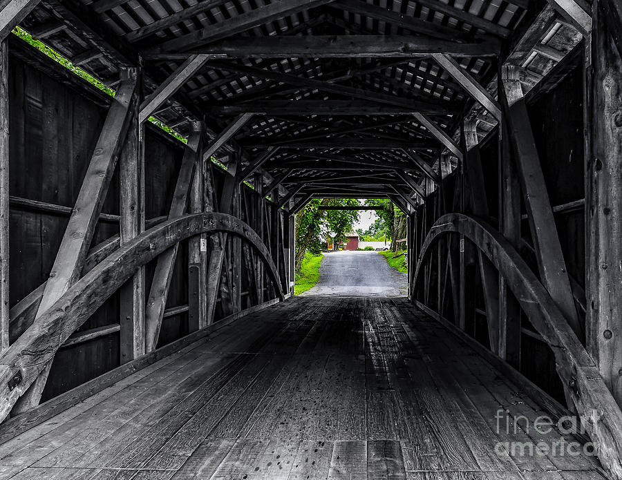 Butchers Mill Bridge - into Color Photograph by Nick Zelinsky Jr